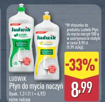 ALDI ludwik Płyn do mycia naczyń oferta