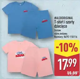 ALDI #Aldioriginal T-shirt i szorty dziecięce oferta