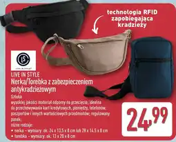ALDI Live in Style Nerka/Torebka z zabezpieczeniem antykradzieżowym oferta