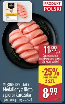 ALDI Mięsne Specjały Medaliony z fileta z piersi kurczaka oferta