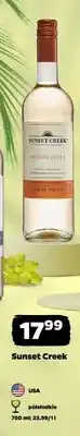 Netto Wino białe półsłodkie Sunset Creek oferta