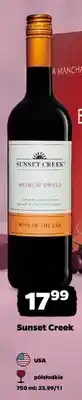 Netto Wino czerwone półsłodkie Sunset Creek USA oferta