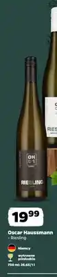 Netto Wino Oscar Haussmann Riesling półsłodkie oferta