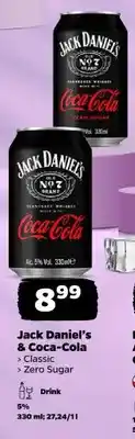 Netto Drink Jack Daniel's & Coca-Cola Classic oferta