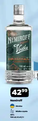 Netto Wódka czysta Nemiroff Original oferta