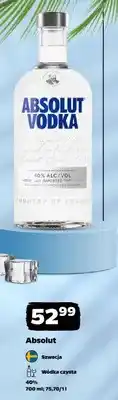 Netto Wódka czysta Absolut oferta