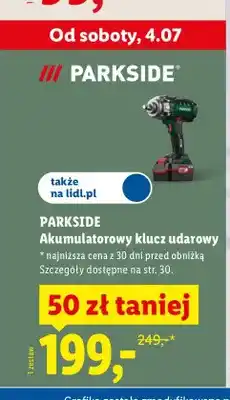 Lidl Akumulatorowy klucz udarowy PARKSIDE oferta