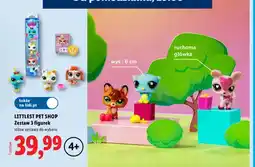 Lidl Zestaw 3 figurek Littlest Pet Shop oferta