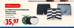 Lidl Bokserki męskie U.S. Grand Polo 3-pak oferta