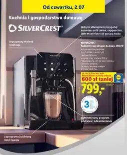 Lidl Automatyczny ekspres do kawy Silvercrest oferta