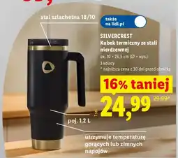 Lidl Kubek termiczny ze stali nierdzewnej Silvercrest oferta