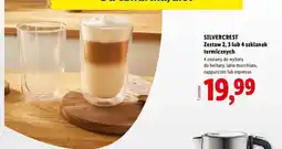 Lidl Zestaw szklanek termicznych Silvercrest 2-pak oferta