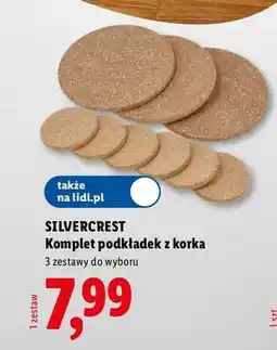 Lidl Komplet podkładek z korka Silvercrest oferta