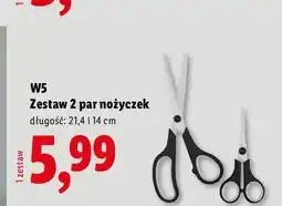 Lidl Zestaw 2 par nożyczek W5 oferta