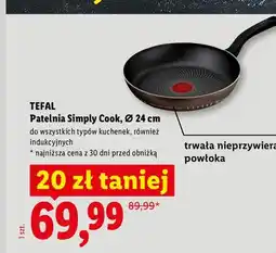 Lidl Patelnia Simply Cook Tefal Ø 24 cm oferta