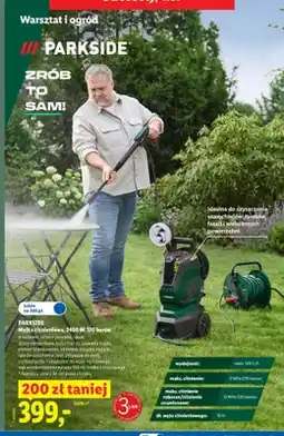 Lidl Myjka ciśnieniowa Parkside 2400W oferta