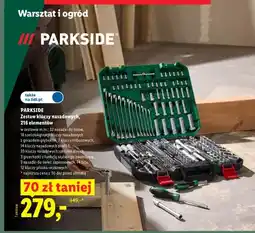 Lidl Zestaw kluczy nasadowych Parkside 216 elementów oferta