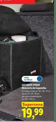 Lidl Akcesoria do bagażnika Ultimate Speed torba 50x16x21 cm oferta