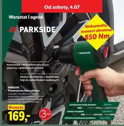 Lidl Pneumatyczny klucz udarowy PARKSIDE oferta