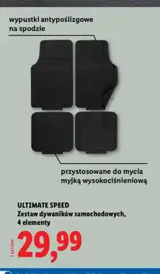 Lidl Zestaw dywaników samochodowych ULTIMATE SPEED oferta