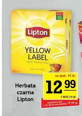 Gram Market Herbata czarna Lipton Yellow Label oferta