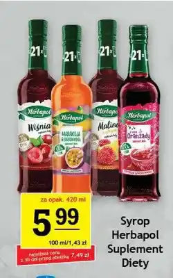 Gram Market Syrop o smaku marakui i brzoskwini Herbapol oferta