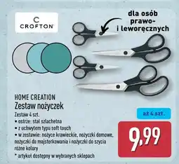 ALDI Zestaw nożyczek Home Creation 4-pak oferta