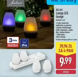 ALDI Lampy LED lounge Belavi 4-pak oferta