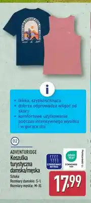 ALDI Koszulka turystyczna damska Adventuridge oferta