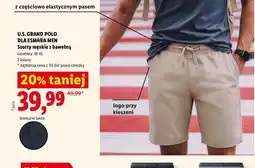 Lidl U.S. GRAND POLO DLA ESMARA MEN Szorty męskie z bawełną oferta