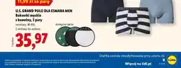 Lidl U.S. GRAND POLO DLA ESMARA MEN Bokserki męskie z bawełny, 3 pary oferta
