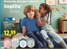 Lidl LUPILU T-shirty dziecięce z bawełny, 2 sztuki oferta