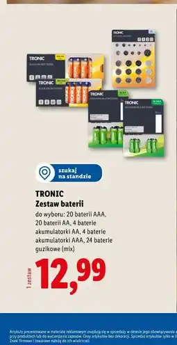 Lidl TRONIC Zestaw baterii oferta