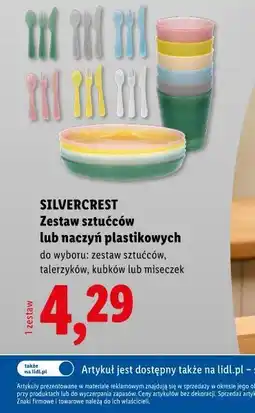 Lidl SILVERCREST Zestaw sztućców lub naczyń plastikowych oferta