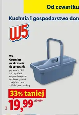 Lidl W5 Organizer na akcesoria do sprzątania oferta