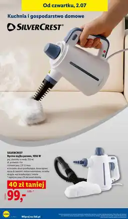 Lidl SILVERCREST Ręczna myjka parowa, 1050 W oferta