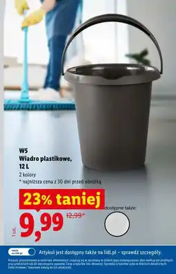 Lidl W5 Wiadro plastikowe oferta