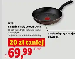 Lidl TEFAL Patelnia Simply Cook, Ø 24 cm oferta