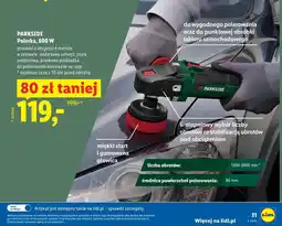 Lidl PARKSIDE Polerka, 800 W oferta