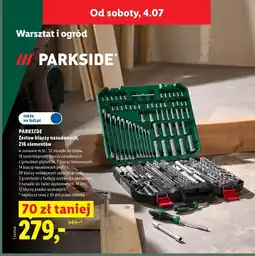 Lidl PARKSIDE Zestaw kluczy nasadowych, 216 elementów oferta
