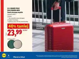Lidl U.S. GRAND POLO DLA ESMARA MEN Szorty dresowe męskie oferta