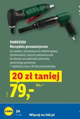 Lidl PARKSIDE Narzędzia pneumatyczne oferta