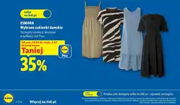 Lidl ESMARA Wybrane sukienki damskie oferta