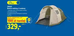 Lidl CRIVIT Namiot rodzinny, 4-osobowy oferta