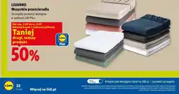 Lidl LIVARNO Wszystkie prześcieradła oferta