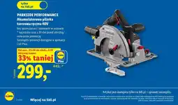 Lidl PARKSIDE PERFORMANCE Akumulatorowa pilarka tarczowa ręczna 40V oferta