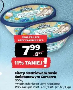 Netto Corsarro Filety śledziowe w sosie śmietanowym oferta