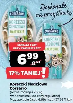 Netto Corsarro Koreczki śledziowe oferta