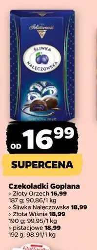 Netto Czekoladki Goplana (Śliwka Nałęczowska / Złoty Orzech / Złota Wiśnia) oferta