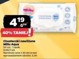 Netto Chusteczki nawilżane Millu Aqua oferta